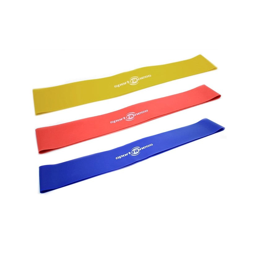 Set de Bandas Elásticas x3 en Latex Sport Fitness 71793