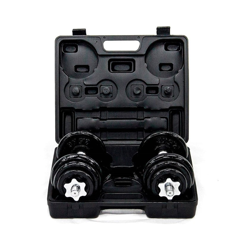 KIT DE MANCUERNAS 23KG BLACK PLATE - 70106