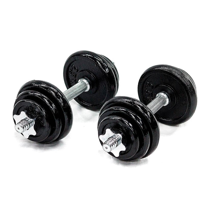 KIT DE MANCUERNAS 23KG BLACK PLATE - 70106