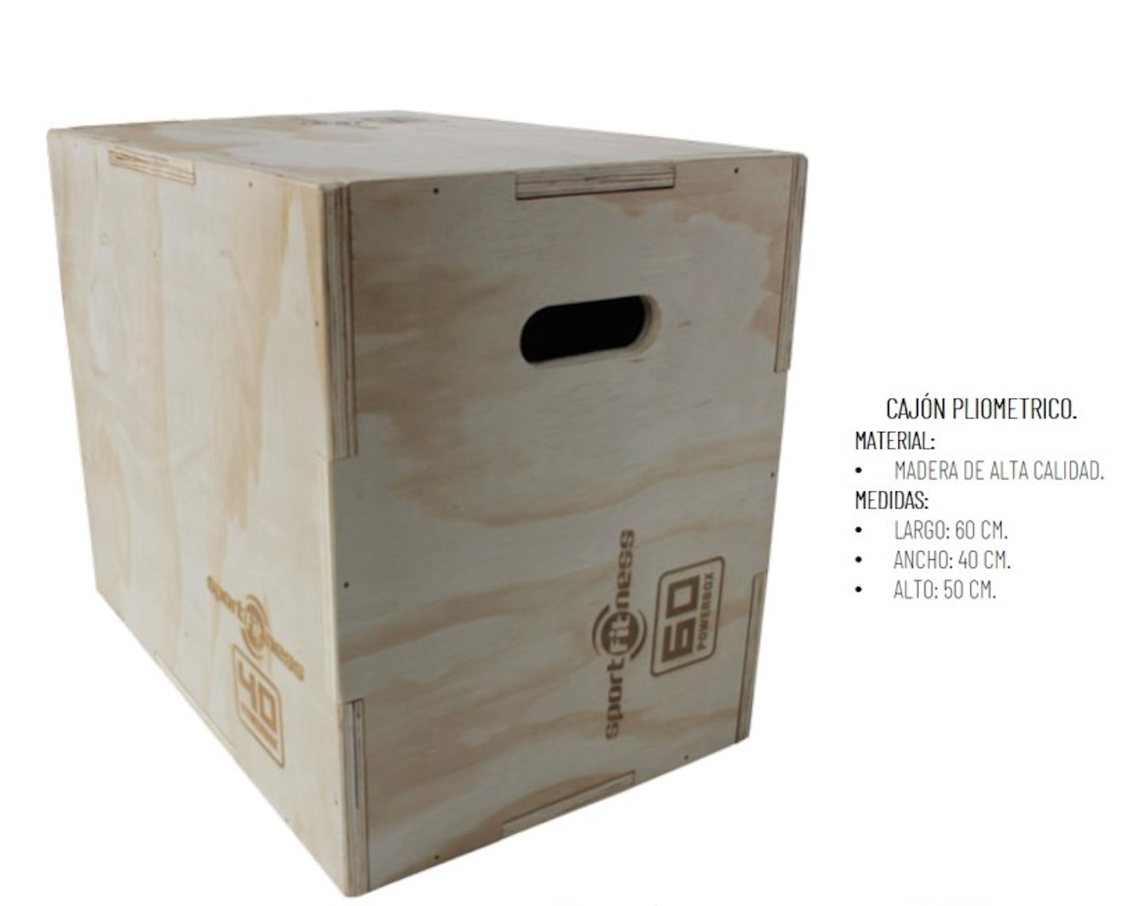 Cajón Pliométrico QT1106 - Sport Fitness 071309