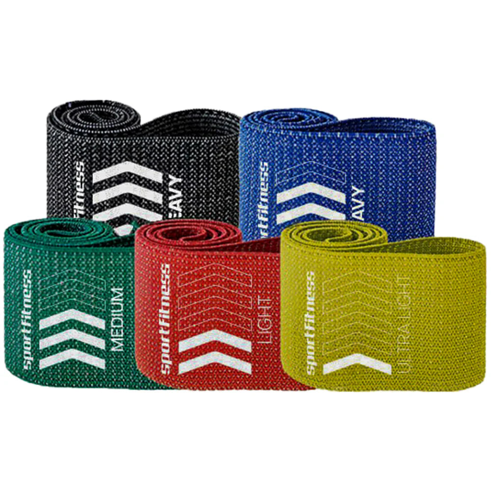 Set De Bandas Elásticas En Tela (SETx5) Sport fitness - 71833