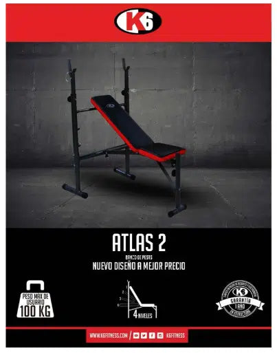 Banco de Pesas K6 Atlas 2 - 66521