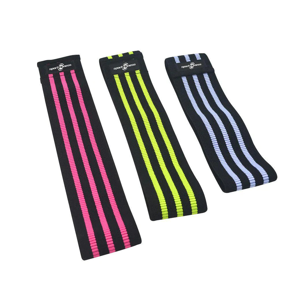 Set de Bandas Elásticas En Tela - Sportfitness