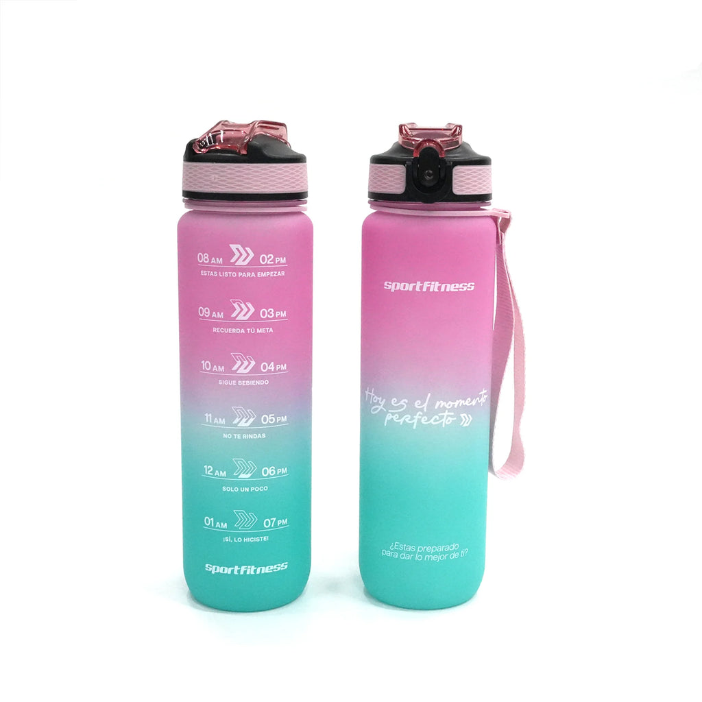 Termo deportivo (1 lt) Fucsia / Azul - 77871