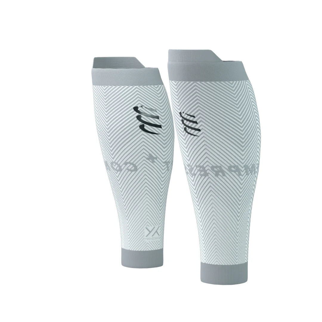 Pantorrillera Compressport R2 Oxygen Blanco Gris T3