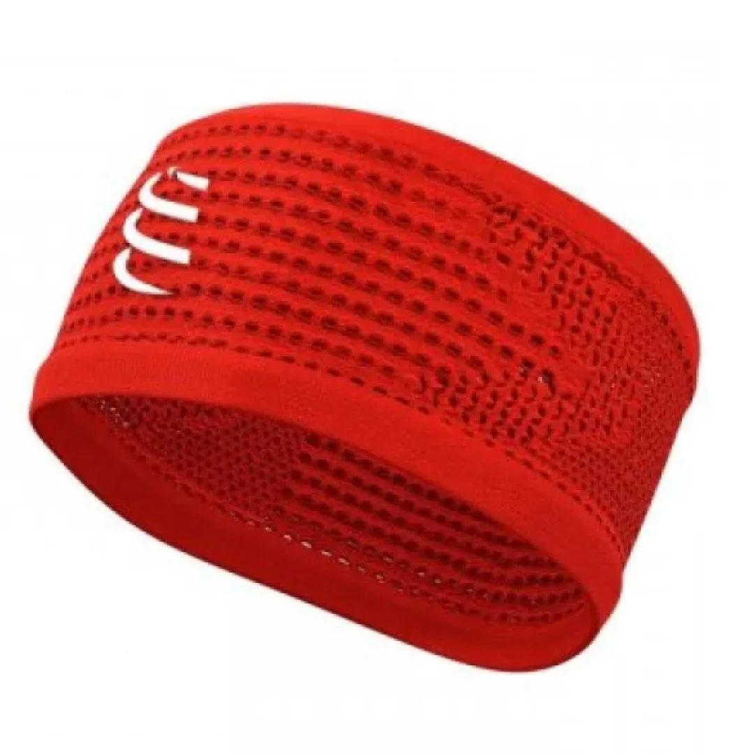 Cinta Para El Pelo Multisport Roja Control De Sudor Compressport