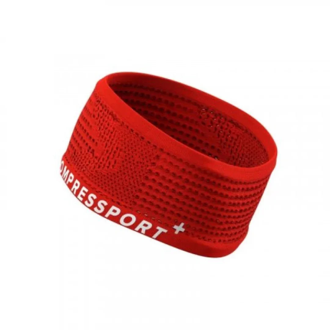 Cinta Para El Pelo Multisport Roja Control De Sudor Compressport