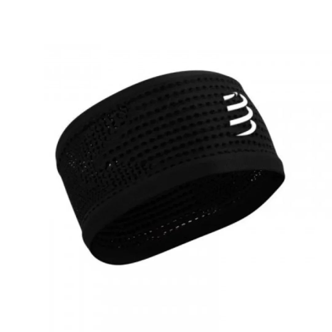 Cinta Para El Pelo Multisport Negra Control De Sudor Compressport