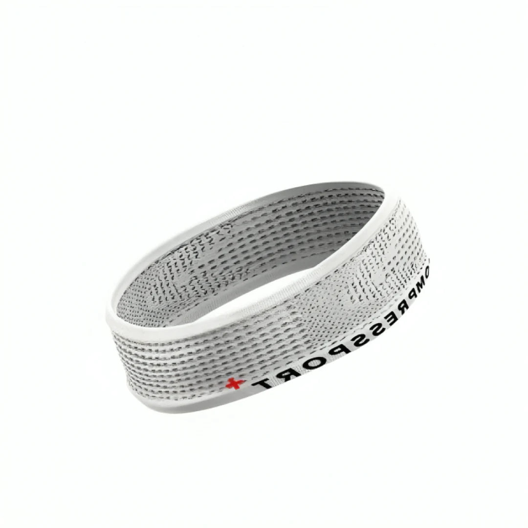 Cinta Para El Pelo Multisport Blanca Control De Sudor Compressport