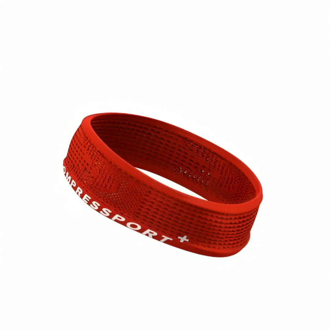 Cinta Para El Pelo Multisport Roja Control De Sudor Compressport