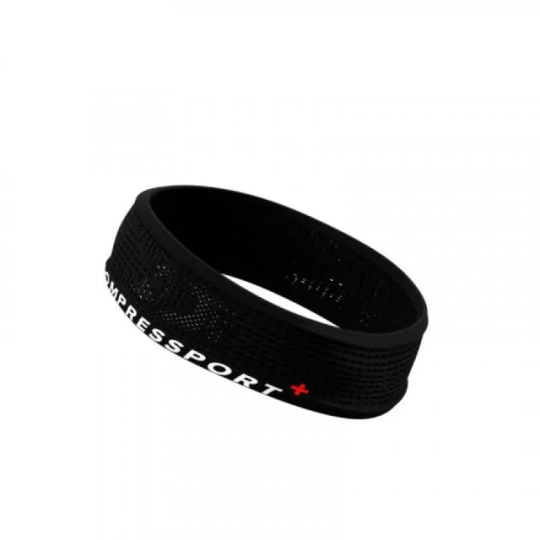 Cinta Para El Pelo Multisport Negra Control De Sudor Compressport