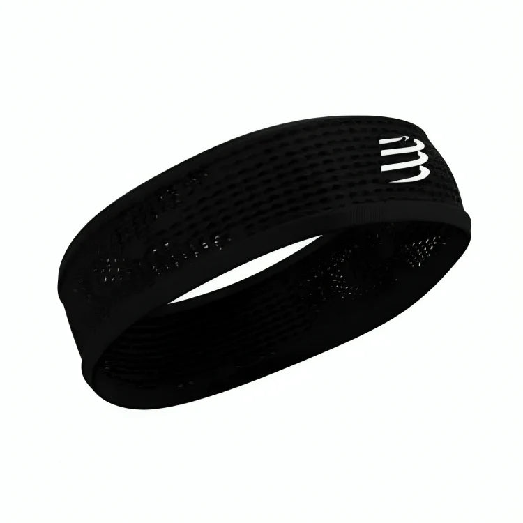 Cinta Para El Pelo Multisport Negra Control De Sudor Compressport