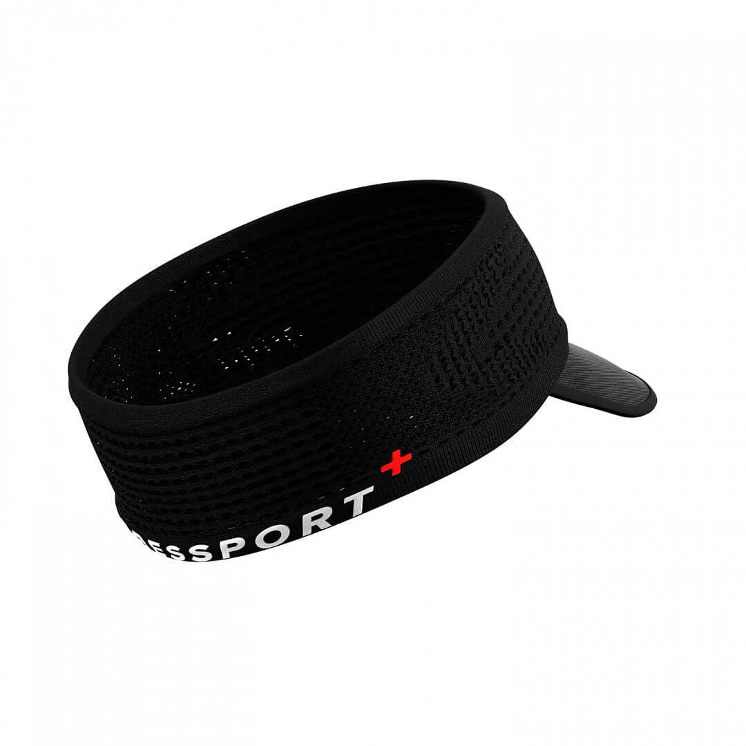 Cinta Negra Para El Pelo + Visor Para Protección Completa Compressport