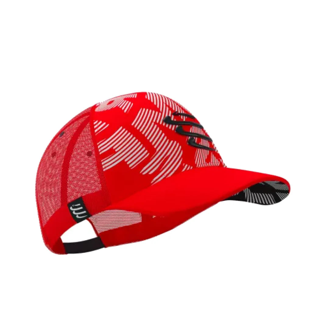 Gorra Multisport Roja Protección Solar Optimizada Compressport
