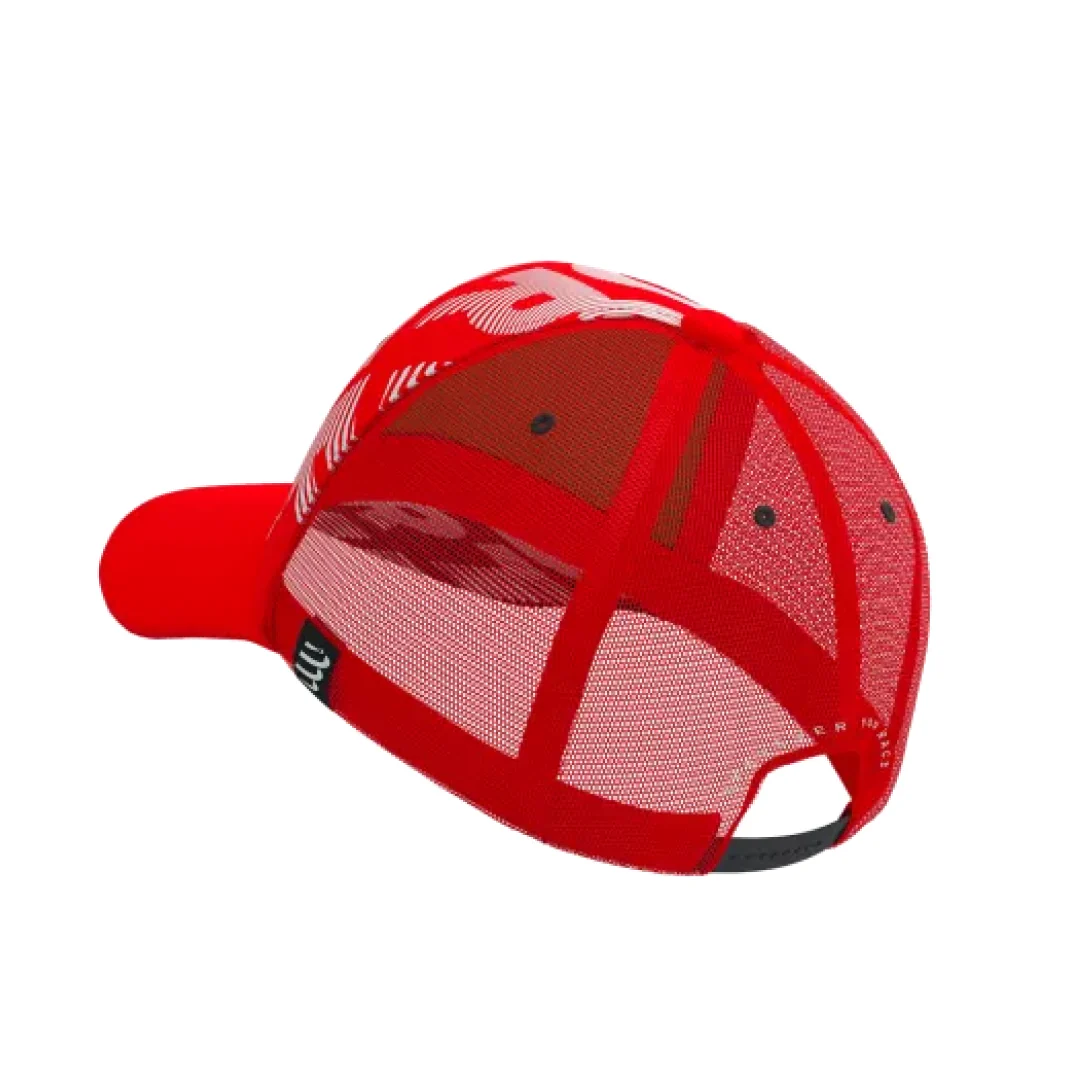 Gorra Multisport Roja Protección Solar Optimizada Compressport