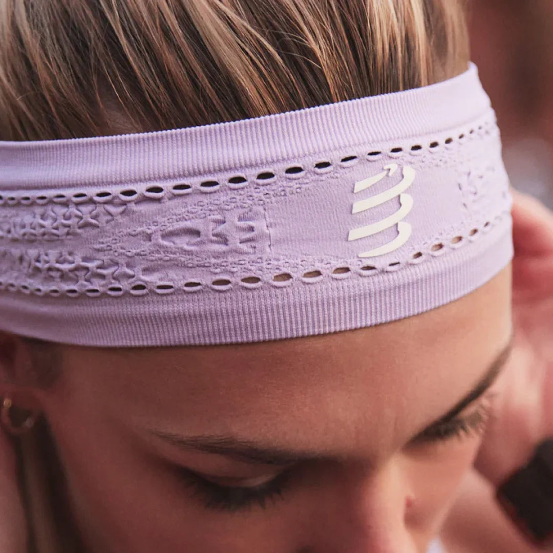 Cinta Para El Pelo Multisport Orquídea Control De Sudor Compressport