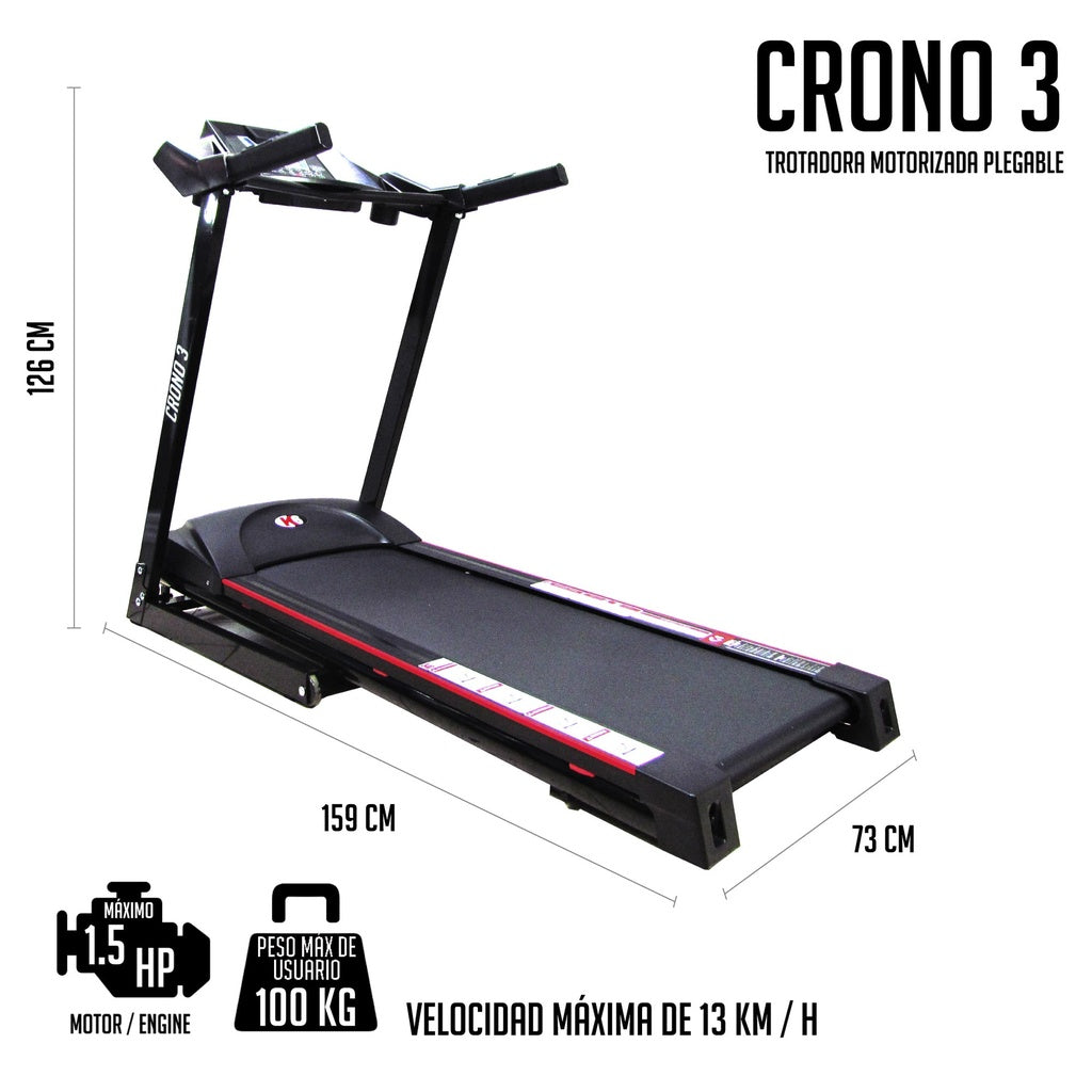 Caminadora Eléctrica Crono 3 (110V) - K6 66125