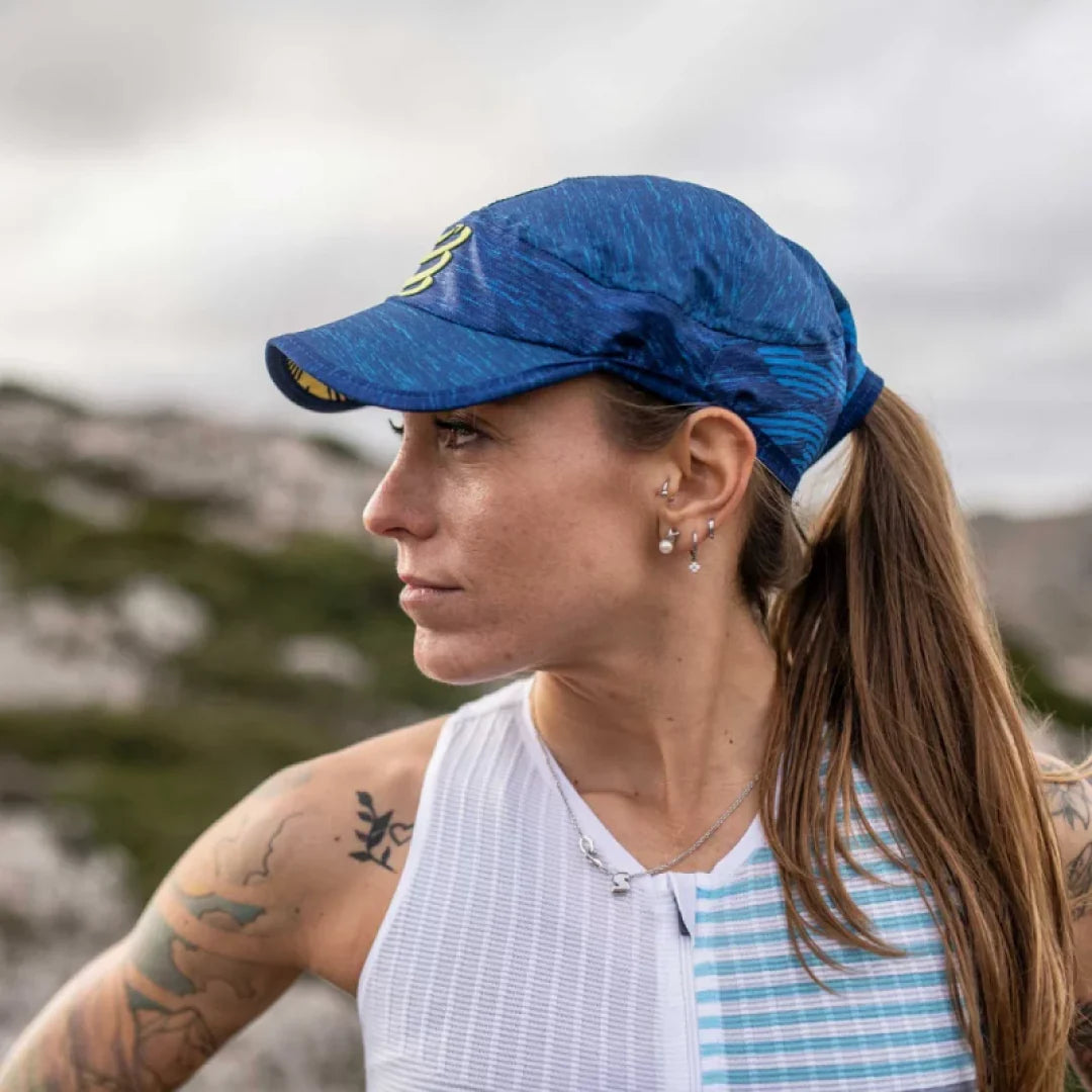 Gorra Compressport Pro Racing Azul