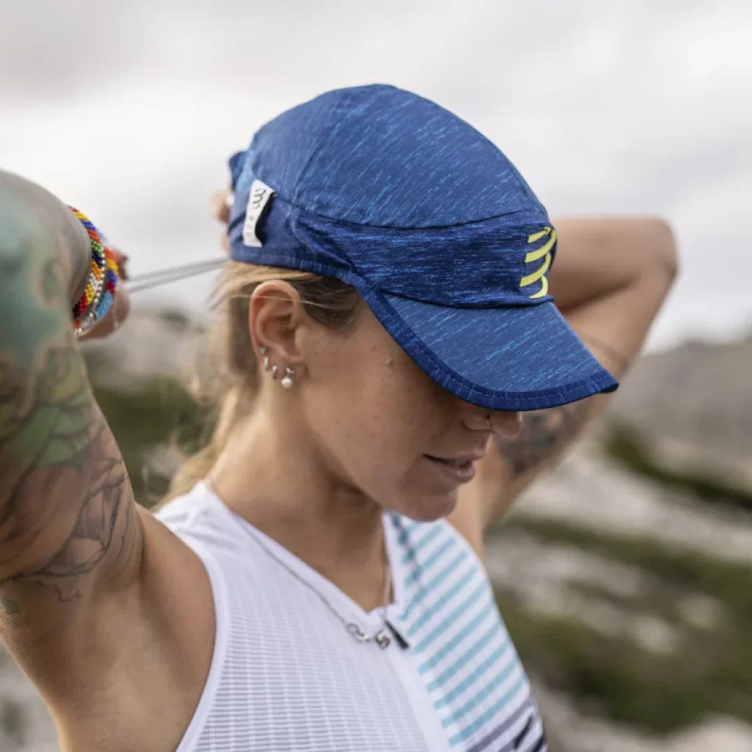 Gorra Compressport Pro Racing Azul