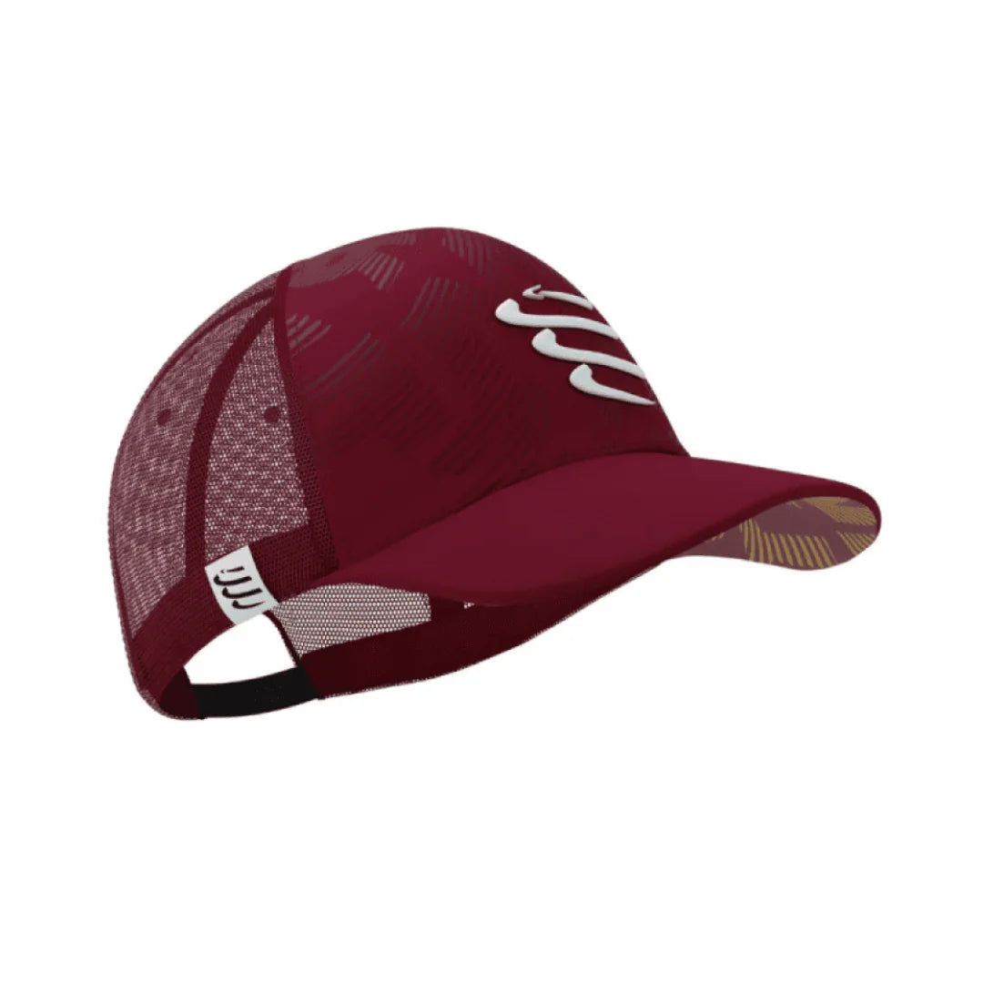 Gorra Multisport Roja Protección Solar Optimizada Compressport