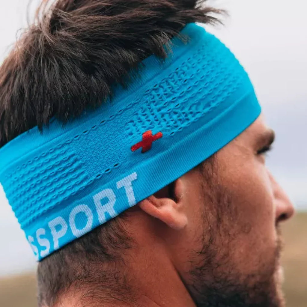 Cinta Para El Pelo Multisport Océano Control De Sudor Compressport