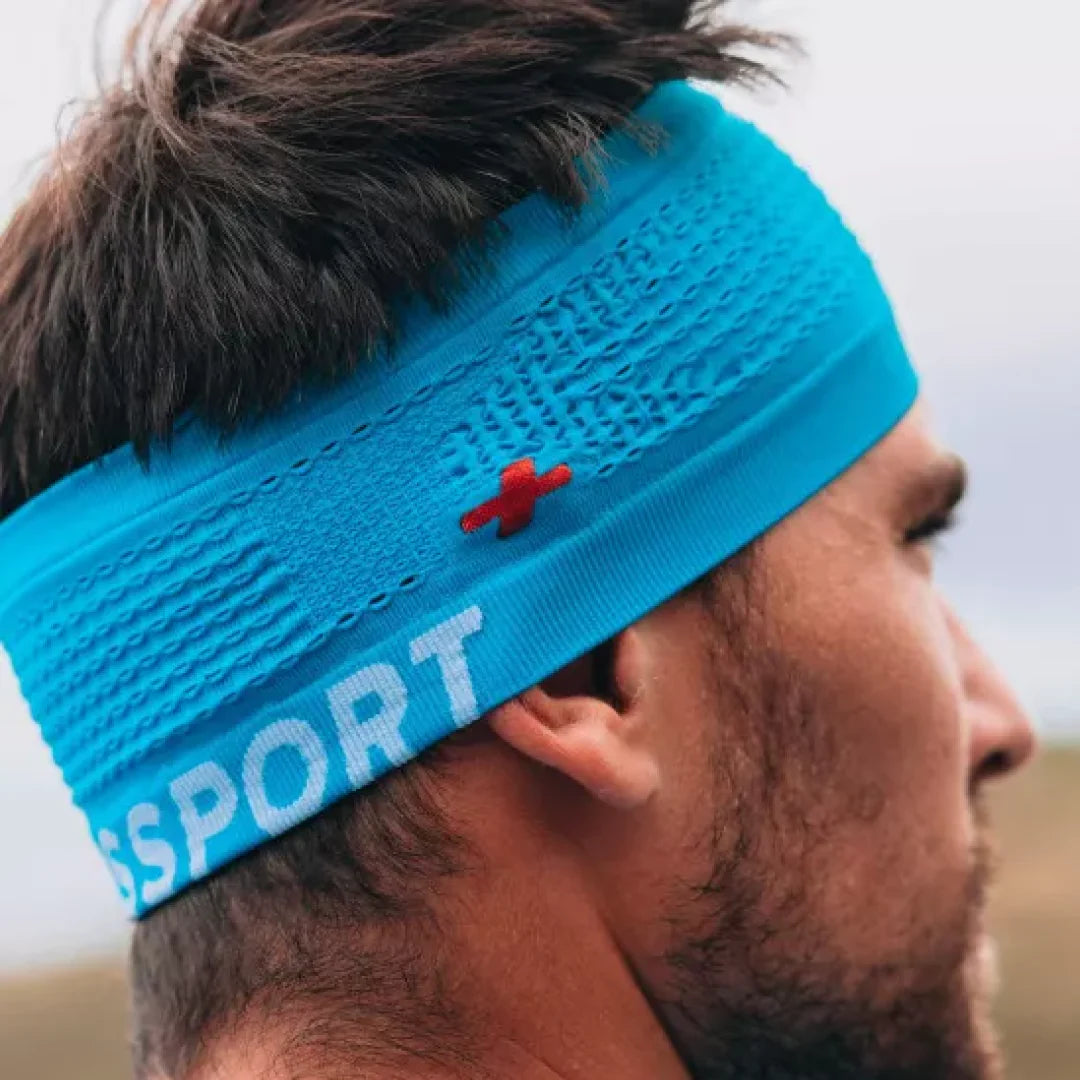 Cinta Para El Pelo Multisport Océano Control De Sudor Compressport