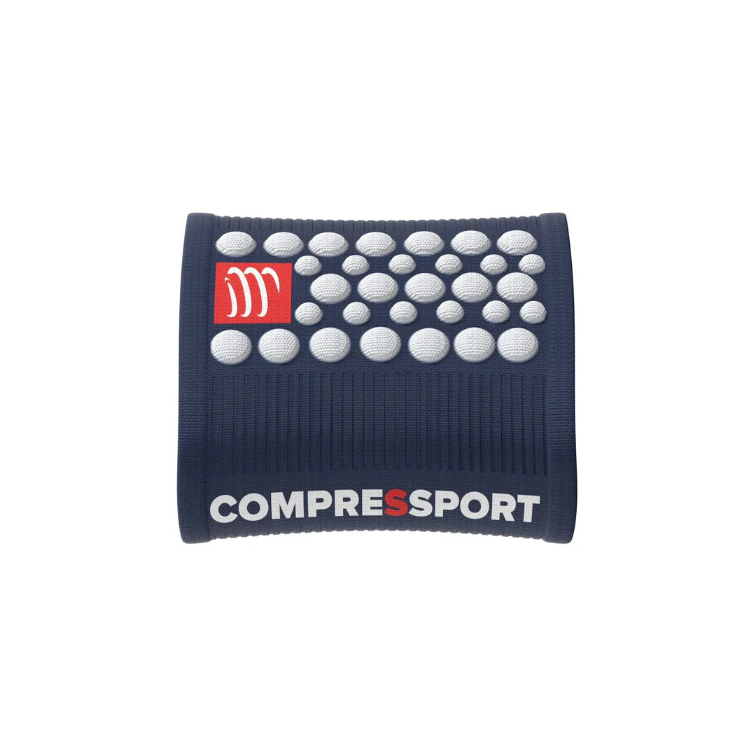Muñequera Multisport Azul Soporte Y Estabilidad Compressport