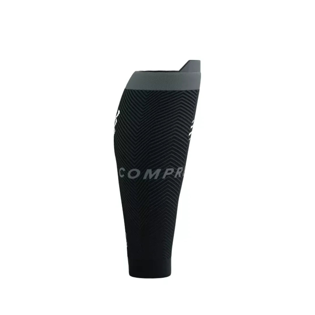 Pantorrillera Compressport R2 Oxygen Negro Gris T3