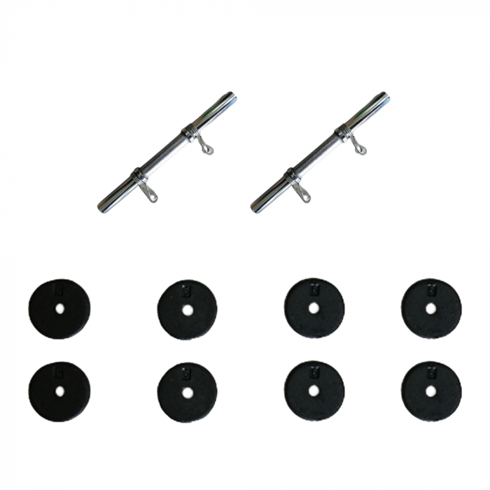 SET DE MANCUERNAS AJUSTABLES DE 48 LBS MOVIFIT - 1008114