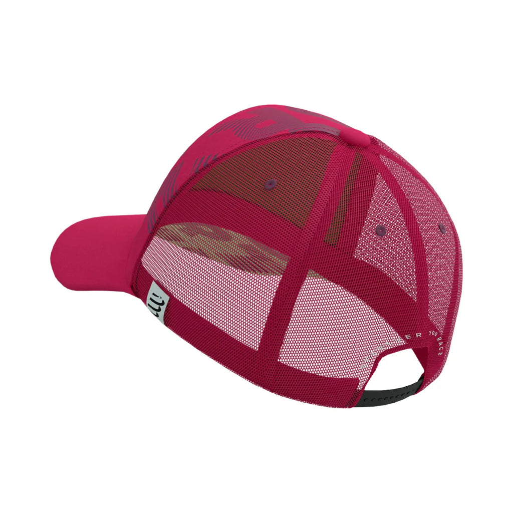 Gorra Multisport Rosada Protección Solar Optimizada Compressport