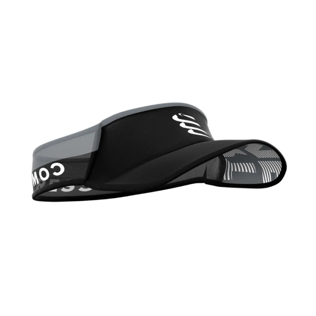 Visera Compressport ultralight Negro De Máxima Protección Solar