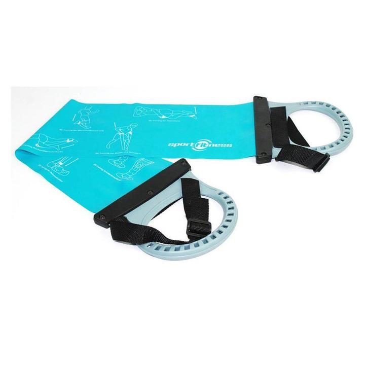 Banda Elástica Con Mango Azul - Sport Fitness 71593