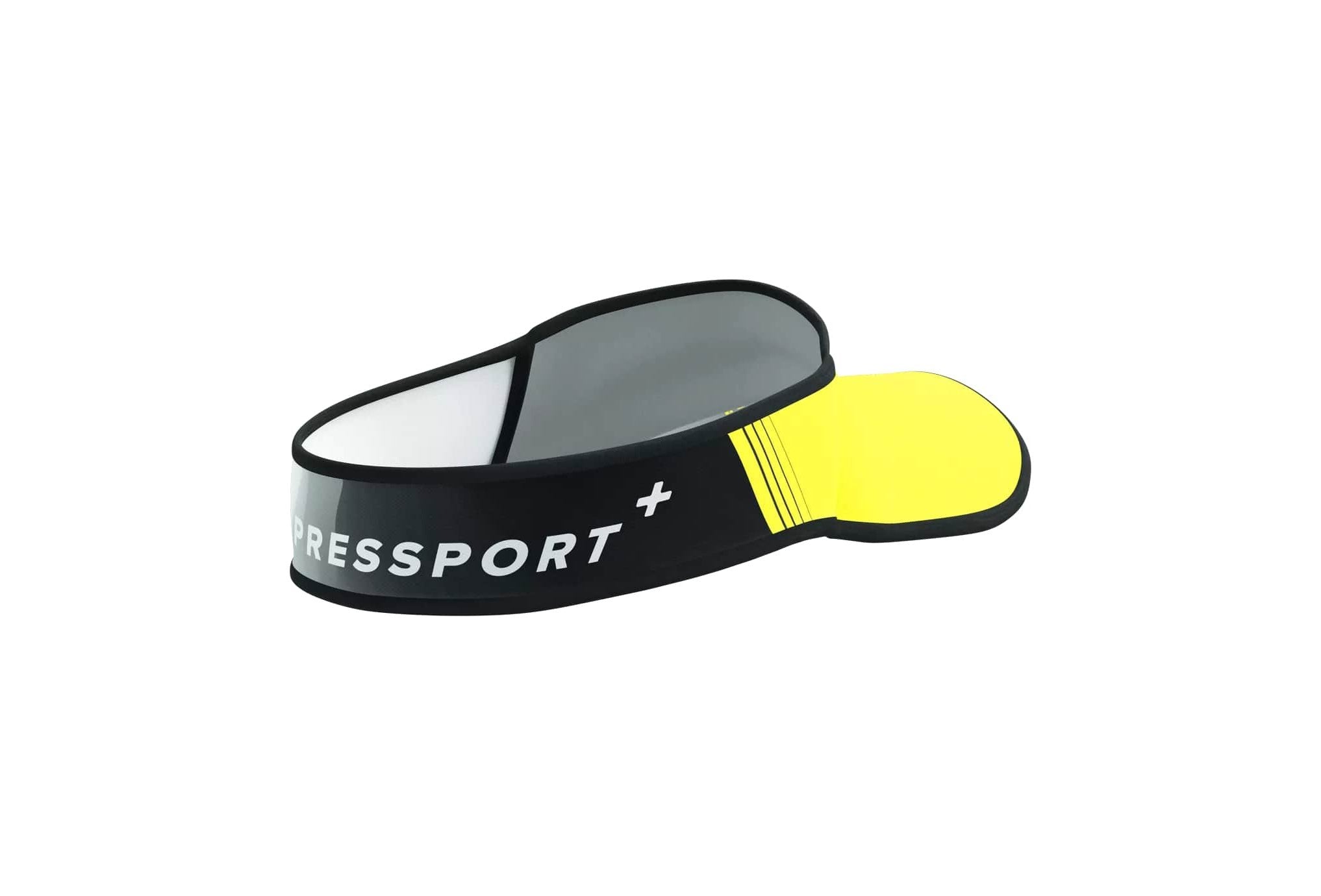 Visera Compressport Ultralight Amarillo neón / negro