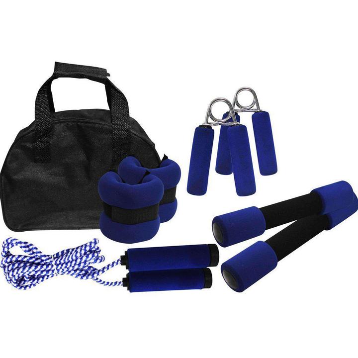 Kit Aeróbico Con Pesas Y Lazo AS2702 - Sport fitness 71152